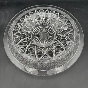 Vintage Large Center Bowl 13.25" Cape Cod by Imperial Glass Ohio Glassware